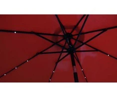 Saska Garden Sodo skėtis su LED apšvietimu 3 m