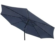 Saska Garden Sodo skėtis su LED apšvietimu 300cm mėlynas