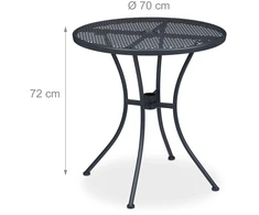 Relaxdays Sodo stalas su skėčio anga