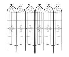 Vevor sodo vijoklinė atrama rožėms 180 x 52,5 cm