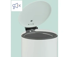 Relaxdays Softclose 3 l kosmetikos šiukšliadėžė