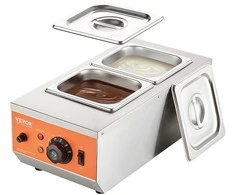 Vevor Šokolado lydymo mašina 9kg 2 talpos