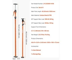VEVOR Spintelės kėlimo atramos, 4 vnt, 125-291 cm