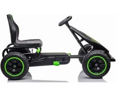 Enero Toys Sportinis gokartas vaikams G18, juodas-žalias
