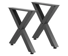 Stalo kojos, 750 x 760 mm, plieninės, juodos