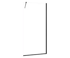 VEVOR Stiklinė dušo sienelė 864 x 1870 mm juoda