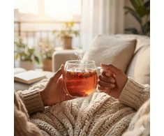 Relaxdays Stiklinės su rankenėle, 6 vnt. rinkinys