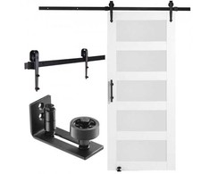 Vevor stumdomų durų komplektas 91 x 213 cm