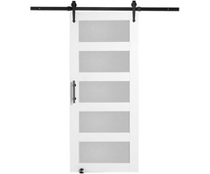 Vevor stumdomų durų komplektas 91 x 213 cm
