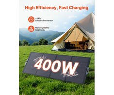 Vevor Sulankstoma 400W saulės baterija lauko naudojimui
