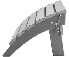 Vevor Sulankstoma Adirondack pakojis, pilkas