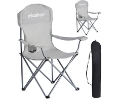 Relaxdays Sulankstoma kempingo kėdė, 2 vnt. rinkinys