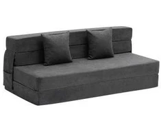 Vevor Sulankstoma sofa-lova 3-in-1 su pagalvėmis pilka