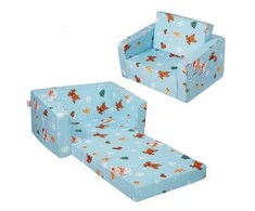 Vevor Sulankstoma vaikiška sofa-lova 2-in-1