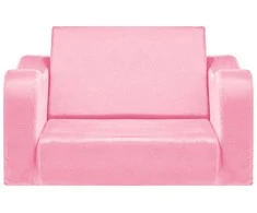 Vevor Sulankstoma vaikiška sofa 2-in-1, rožinė