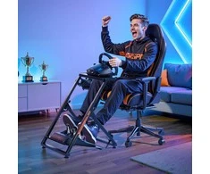 Vevor Sulankstomas lenktynių vairaračio stovas Logitech G923 G920 G29 G27