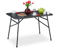 Relaxdays Sulankstomas metalinis lauko stalas