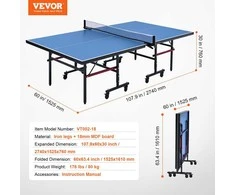 Vevor Sulankstomas pingpongo stalas su tinklu