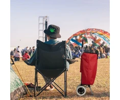 Relaxdays Sulankstomas pirkinių vežimėlis