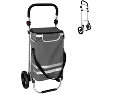 Relaxdays Sulankstomas pirkinių vežimėlis, 45 l