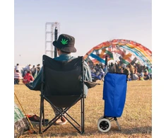 Relaxdays Sulankstomas pirkinių vežimėlis
