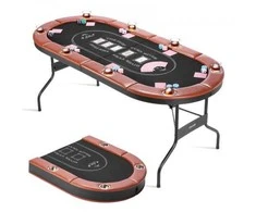 Vevor Sulankstomas pokerio stalas 8 žaidėjams
