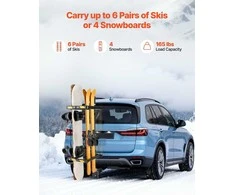Vevor Sulankstomas slidžių ir snieglenčių laikiklis automobiliui