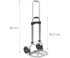 Relaxdays Sulankstomas vežimėlis iki 60 kg