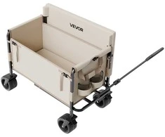 VEVOR Sulankstomas vežimėlis suolu 250kg apkrovai