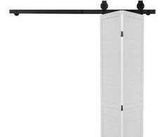 Vevor Sulankstomo stumdomo durų bėgelio rinkinys 132 cm