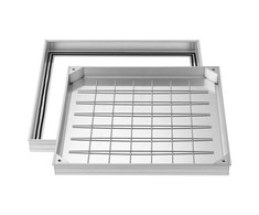 Vevor Šulinio dangtis su rėmu 600 x 600 mm