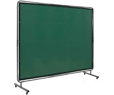 Vevor Suvirinimo užuolaida su stovu, 183 cm x 244 cm, žalia