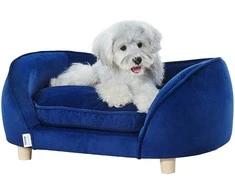 Vevor Tamsiai mėlyna augintinio sofa, 37 kg svoris