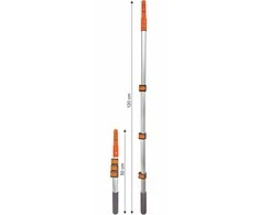Saska Garden Teleskopinis kotas 50-120 cm grėbliams