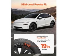Tesla Y (2025) ratlankio gaubtai