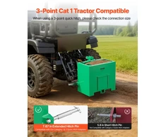 VEVOR Traktoriaus balastinė dėžė, 3 taškų Cat 1