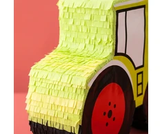 Relaxdays Traktoriaus piñata su lazda ir kauke