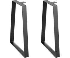Vevor Trapezoidinės plieninės stalo kojos 406 mm, 2 vnt.