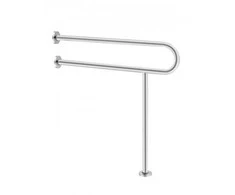 Vevor Tualeto turėklas su atrama 80 cm plieno