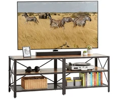 Relaxdays TV žema spintelė 4 skyrių