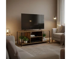 Relaxdays TV žema spintelė su 4 skyriais