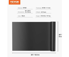 VEVOR Tvenkinio plėvelė, 9 x 10.6 m, 1.5 mm storio