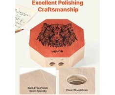 Vevor unikali cajon dėžė iš buko medienos su gitaros stygomis