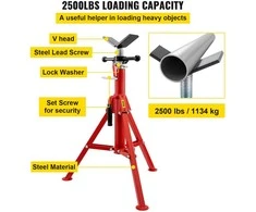 VEVOR V formos vamzdžio stovas 0.3-30.5 cm, reguliuojamas aukštis 71.1-132.1 cm