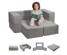 Vevor Vaikiška modulinė žaidimų sofa, 4 dalių