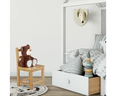 Relaxdays Vaikiška kėdutė RUSTICO Natural