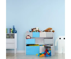 Relaxdays Vaikiška lentyna su motyvu ir 9 dėžėmis