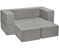 Vevor Vaikiška modulinė žaidimų sofa, 4 dalių