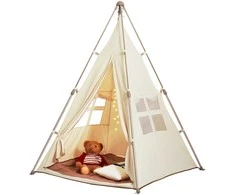 Vevor Vaikiška palapinė teepee su kilimu