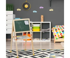 Relaxdays Vaikiška pastatoma kreidinė ir baltoji lenta
